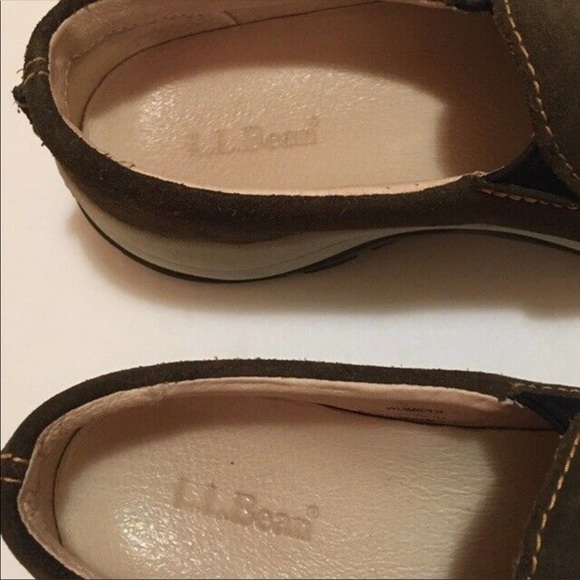 LL Bean Suede Loafers Slip Ons - Picture 5 of 10